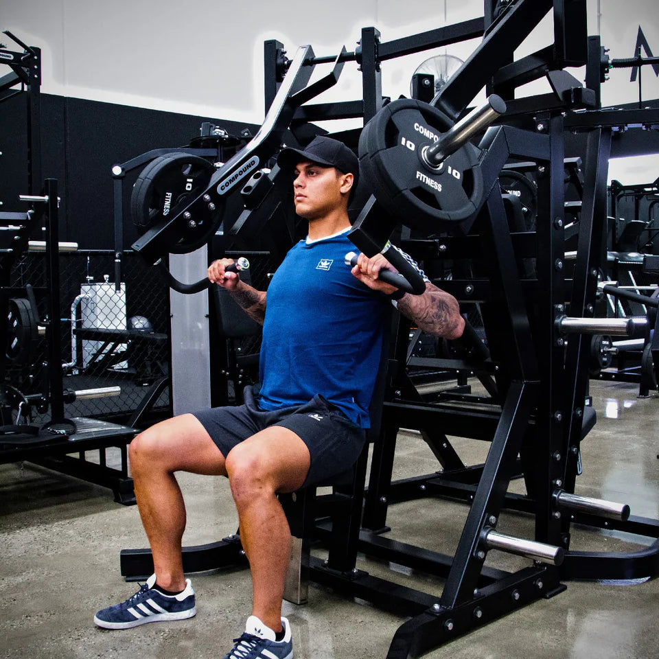 ISO Seated Chest Press Plate Loaded Machine