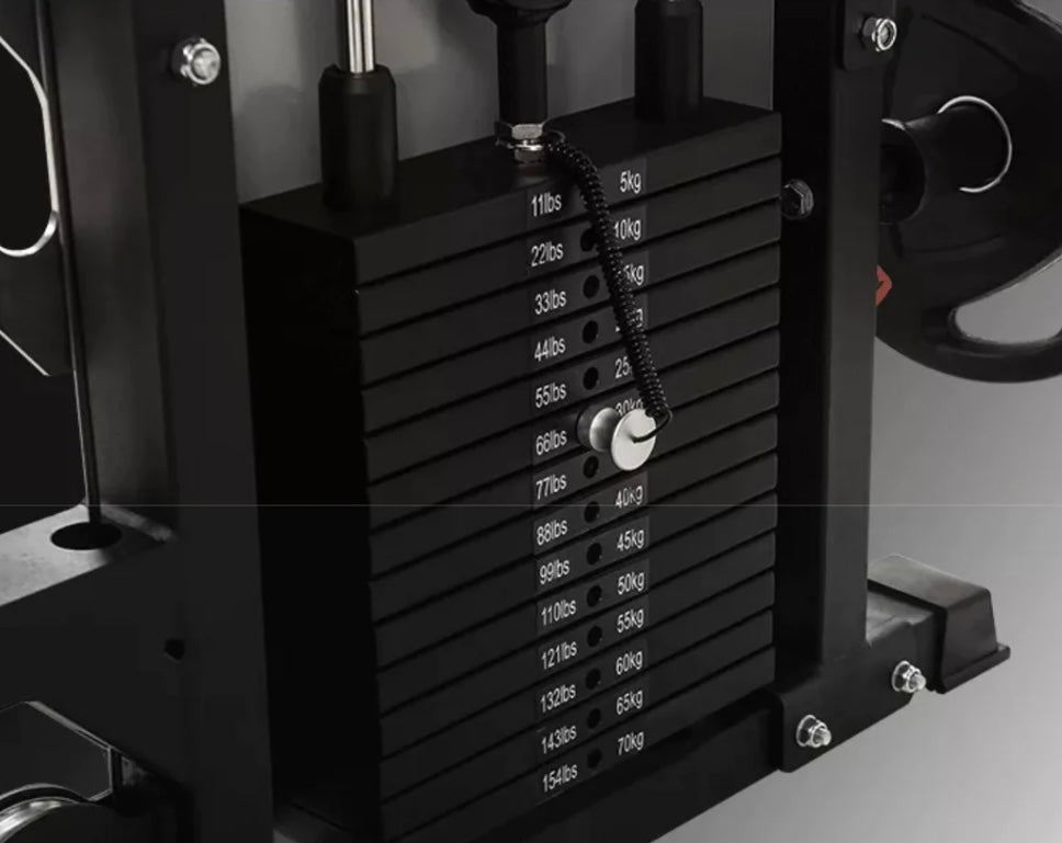 AGFC COMMERCIAL GRADE PIN LOADED SMITH MACHINE