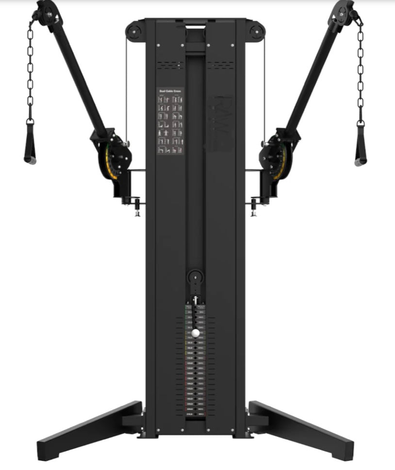 AGFC Dual Cable Crossover Single Stack Station - 100KG