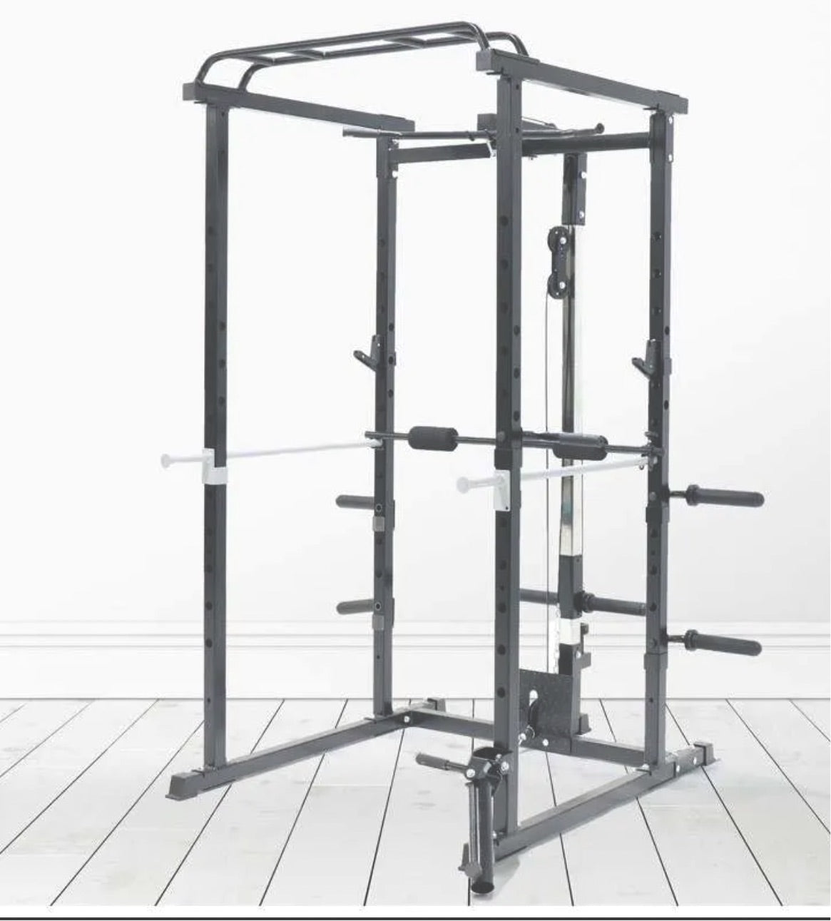 AGFC SQUAT RACK WITH FUNCTIONAL PULLEY SYSTEM