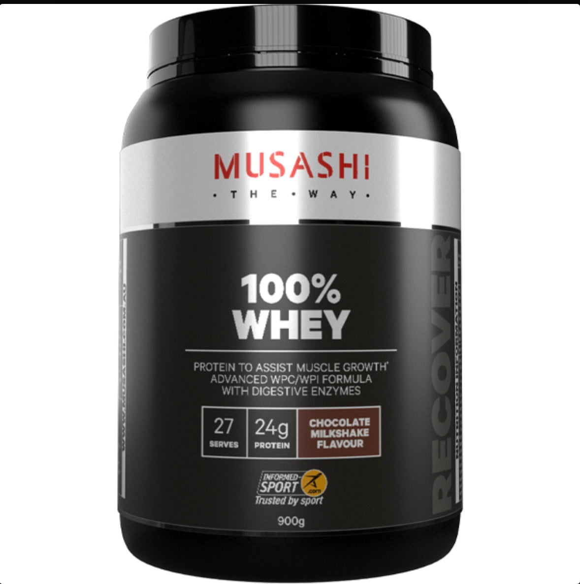 MUSASHI 100% WHEY Protein Powder - Choclate
