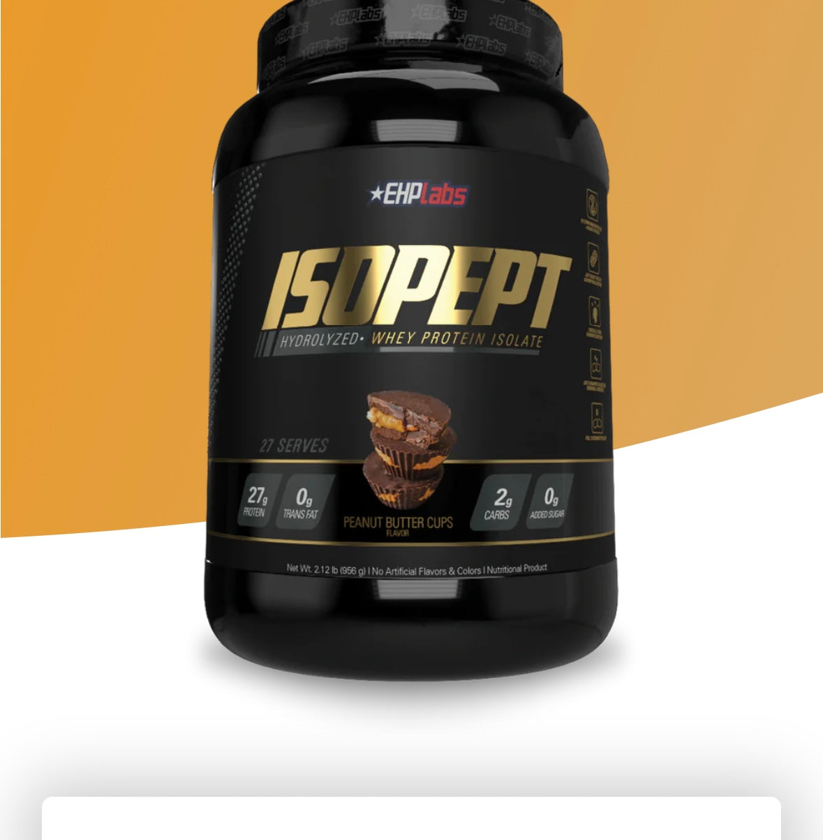 ISOPEPT Hydrolyzed Whey Protein - Peanut Butter Cups