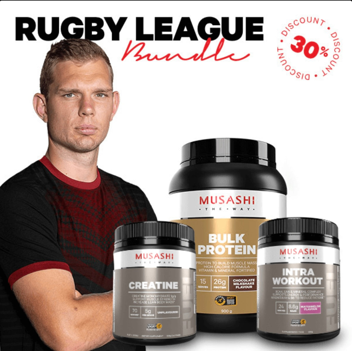MUSASHI Rugby League Bundle Pack