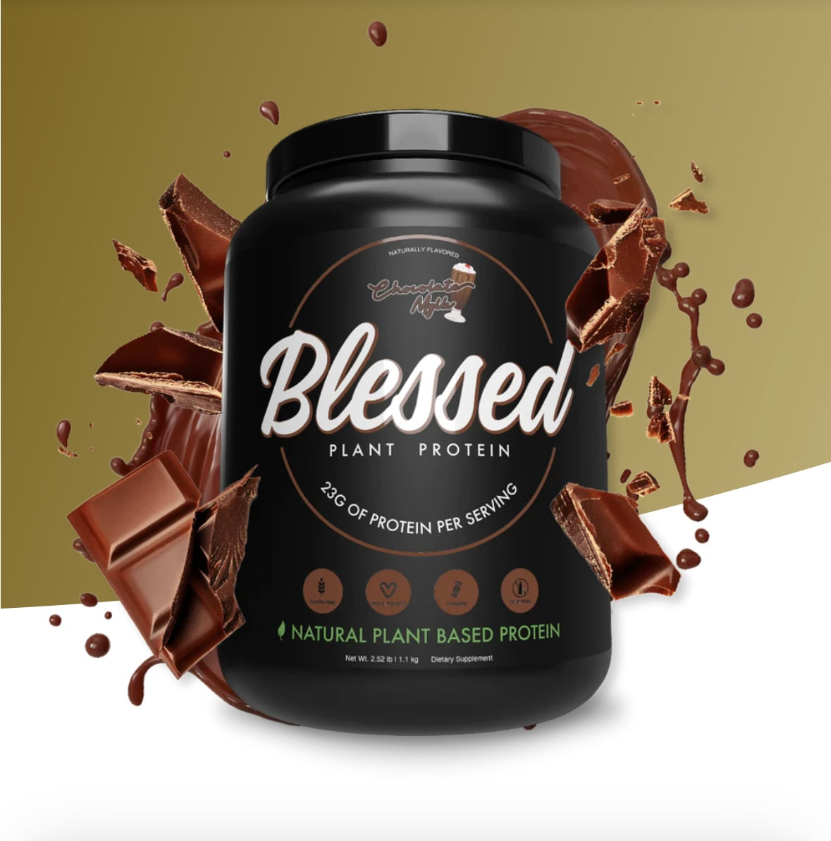 Blessed Plant-Based Protein - 30 Serve (Chocolate)