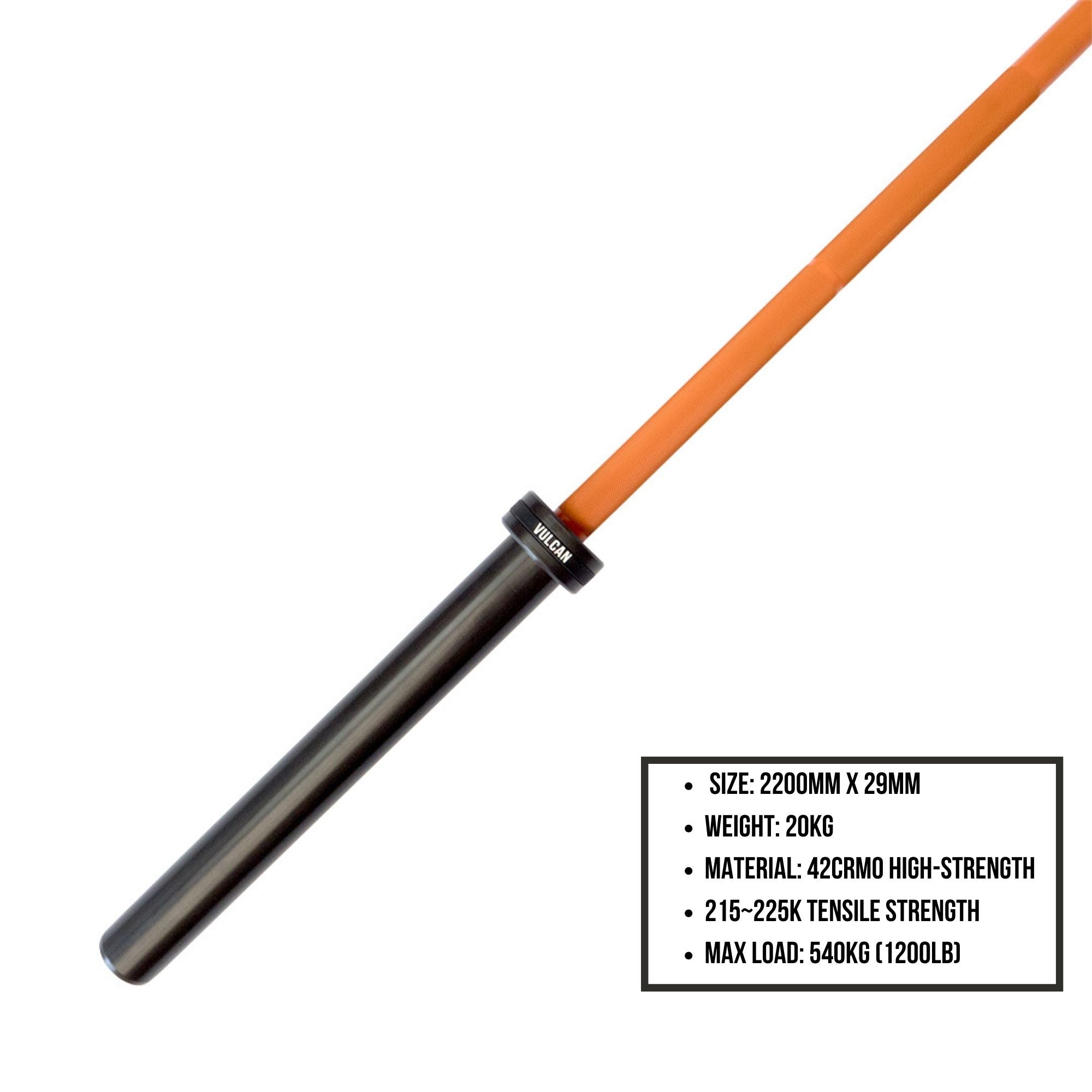 20kg Orange Olympic Barbell