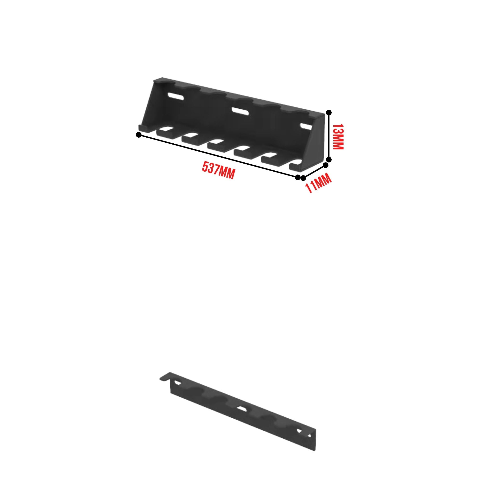 Wall Mounted Vertical Barbell Storage