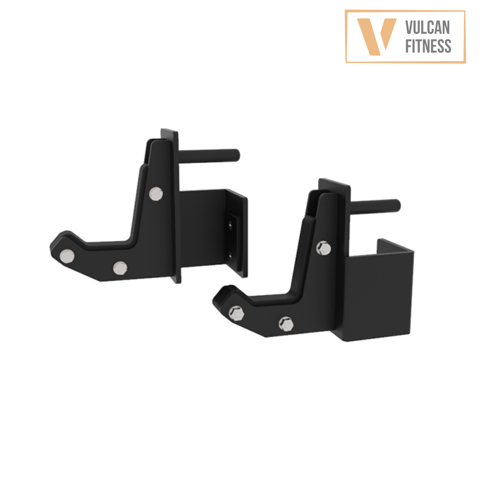 VULCAN Commercial Power Cage, Olympic Barbell, 100kg Black Bumper Weight Plates & Commercial FID Bench | IN STOCK