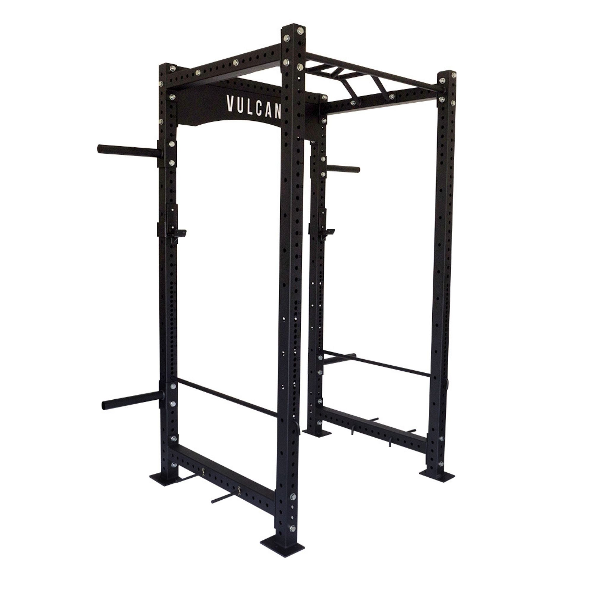 commercial power cage with storage horns