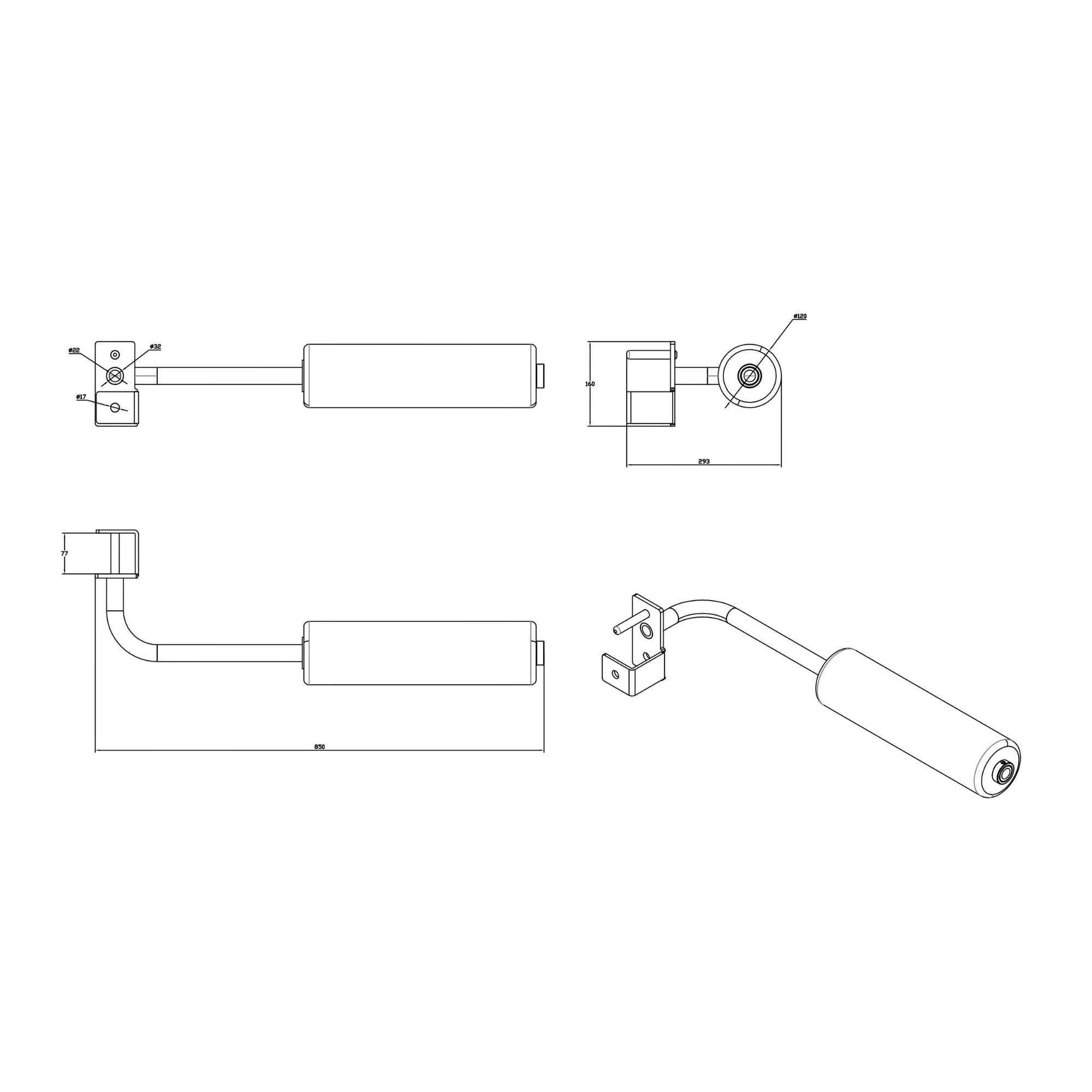 Leg Roller Attachment for Commercial Power Cage