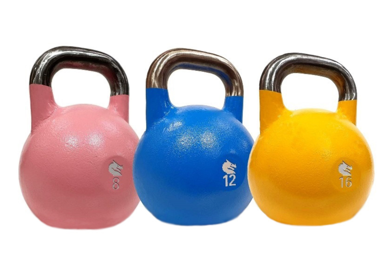 MORGAN COMP STEEL KETTLEBELL PACK 3PCS (8KG + 12KG + 16KG)