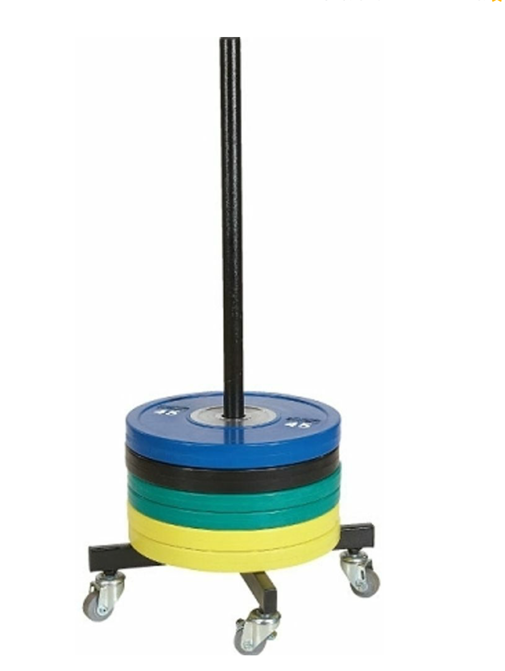 MORGAN BUMPER PLATE STACKER WITH WHEELS