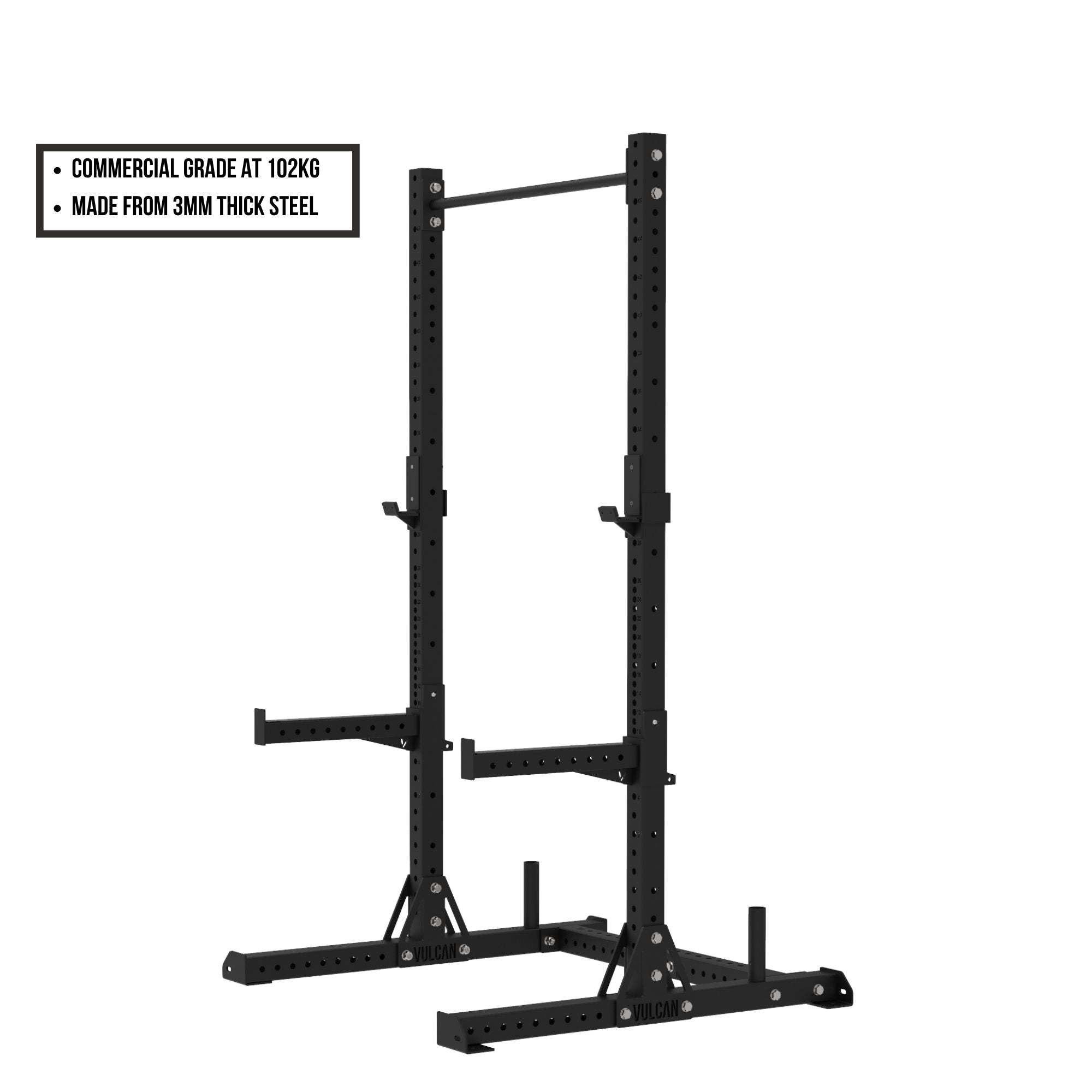 weight of commercial squat rack