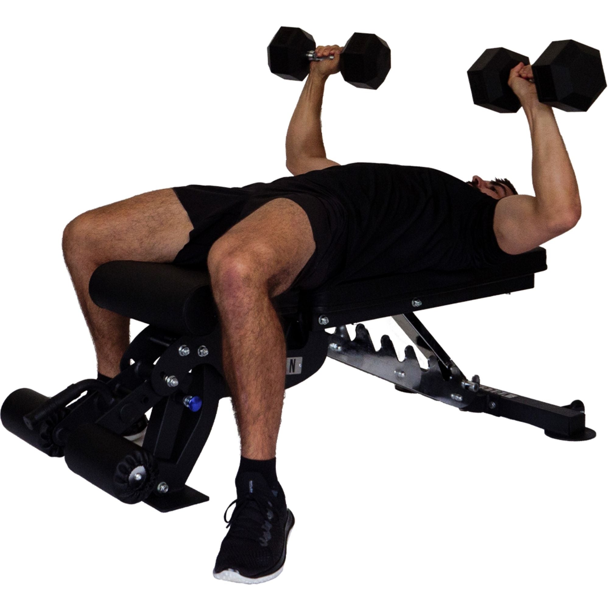 VULCAN Home Gym Power Cage, Olympic Barbell, 150kg Colour Bumper Weight Plates & Commercial FID Bench | IN STOCK