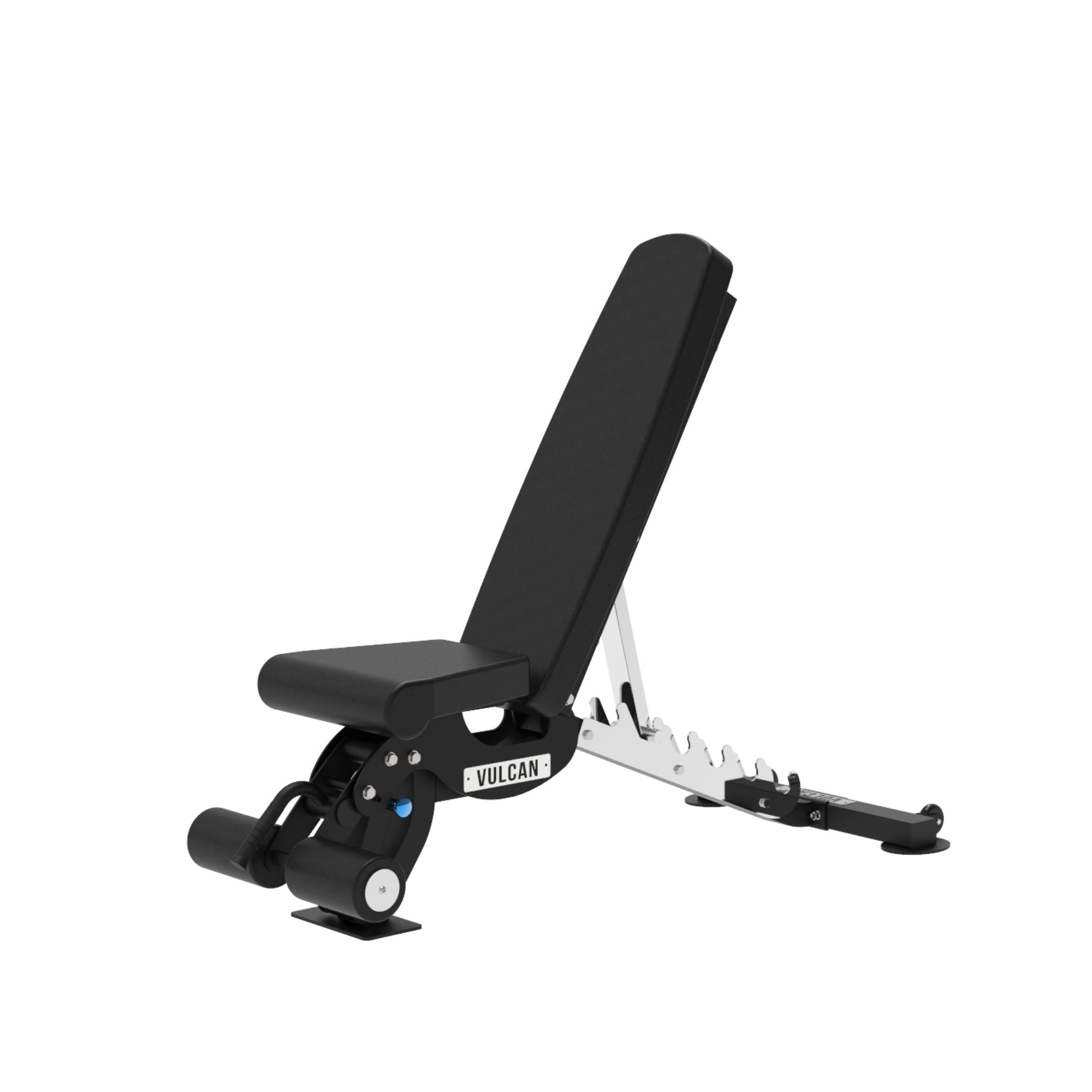 VULCAN Home Gym Power Cage, Olympic Barbell, 100kg Colour Bumper Weight Plates & Commercial FID Bench | IN STOCK