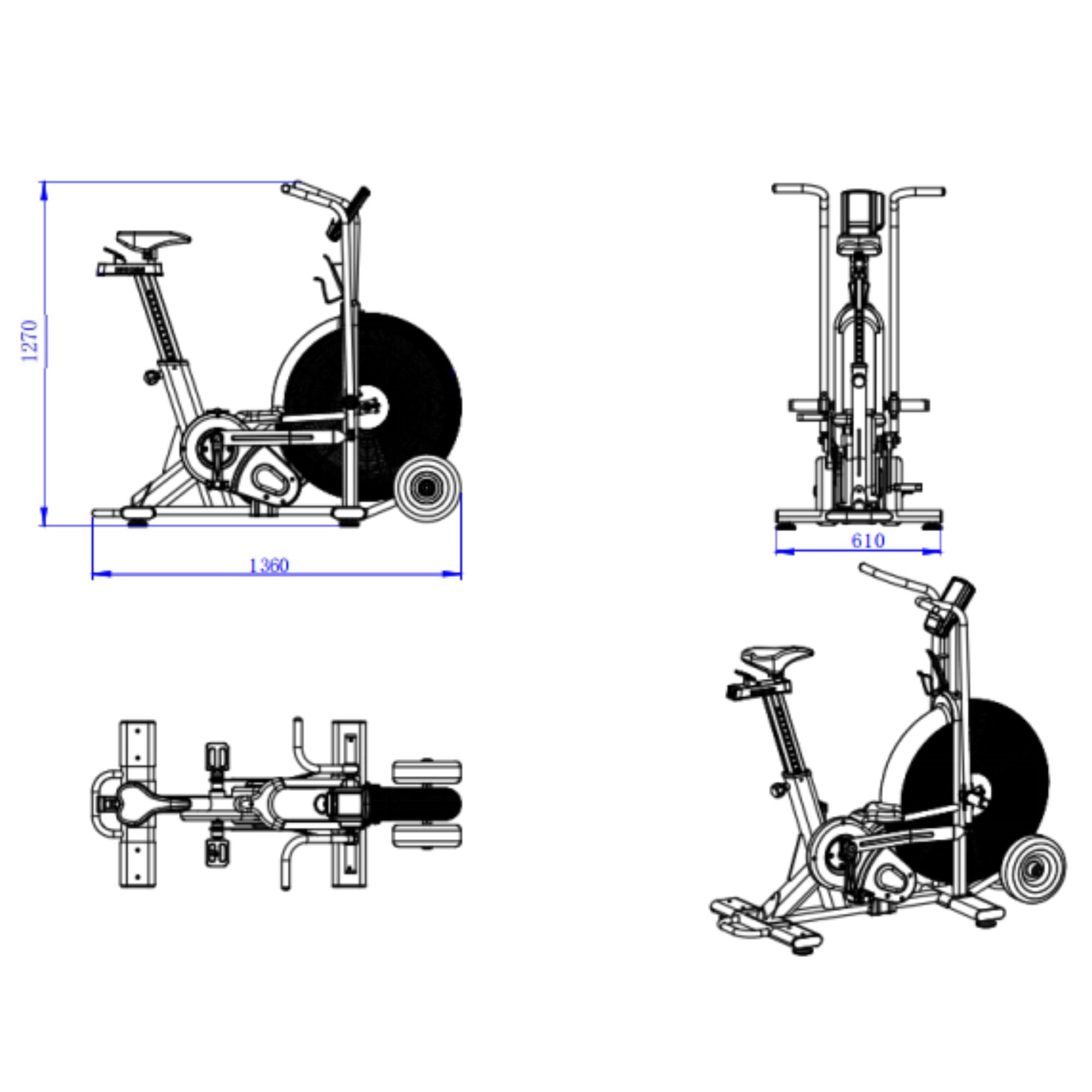VULCAN Commercial Air Bike | IN STOCK