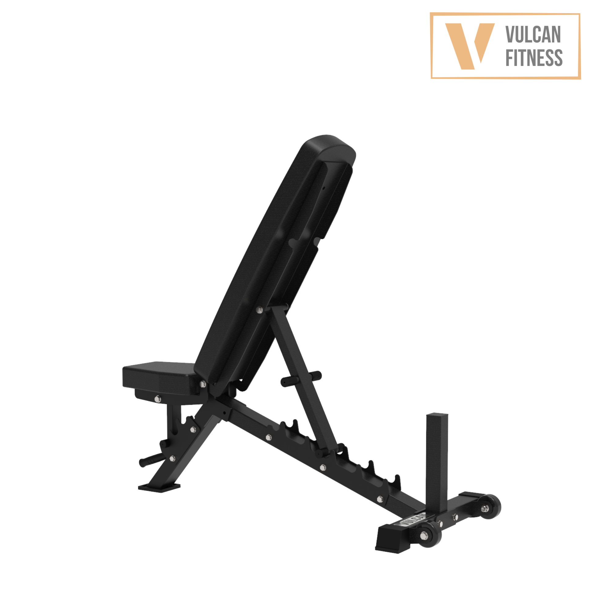 VULCAN Home Gym Power Cage, Olympic Barbell, 150kg Machined Olympic Iron Plates & Pro Adjustable Bench | IN STOCK