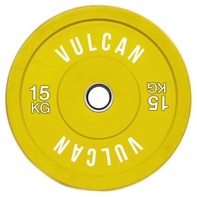 VULCAN Commercial Power Cage, Olympic Barbell, 150kg Colour Bumper Weight Plates & Adjustable Bench | IN STOCK