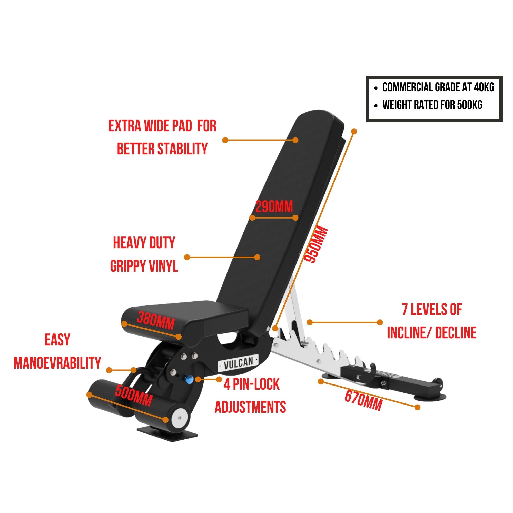 adjustable bench for training
