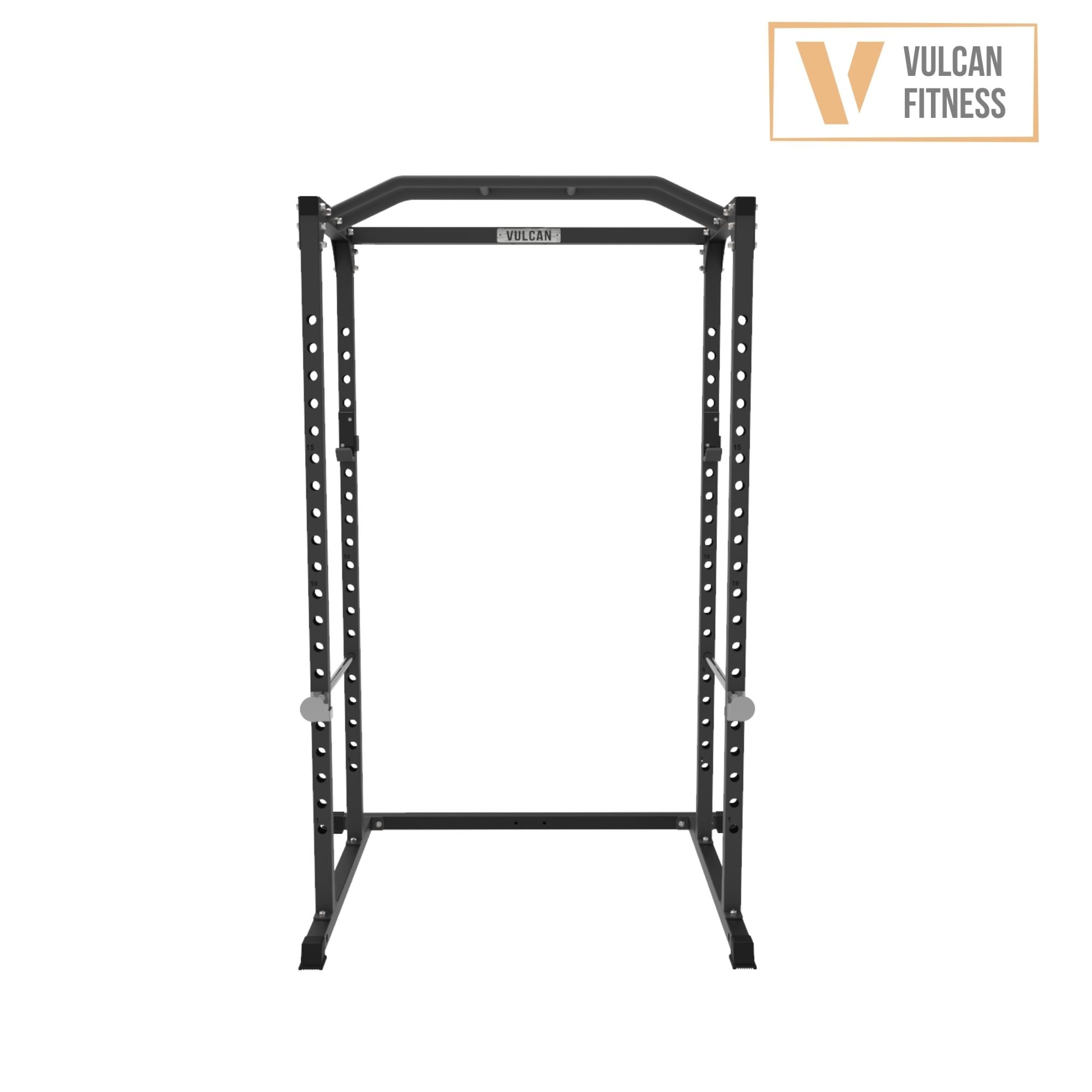 VULCAN Home Gym Power Cage, Olympic Barbell, 150kg Machined Olympic Iron Plates & Pro Adjustable Bench | IN STOCK